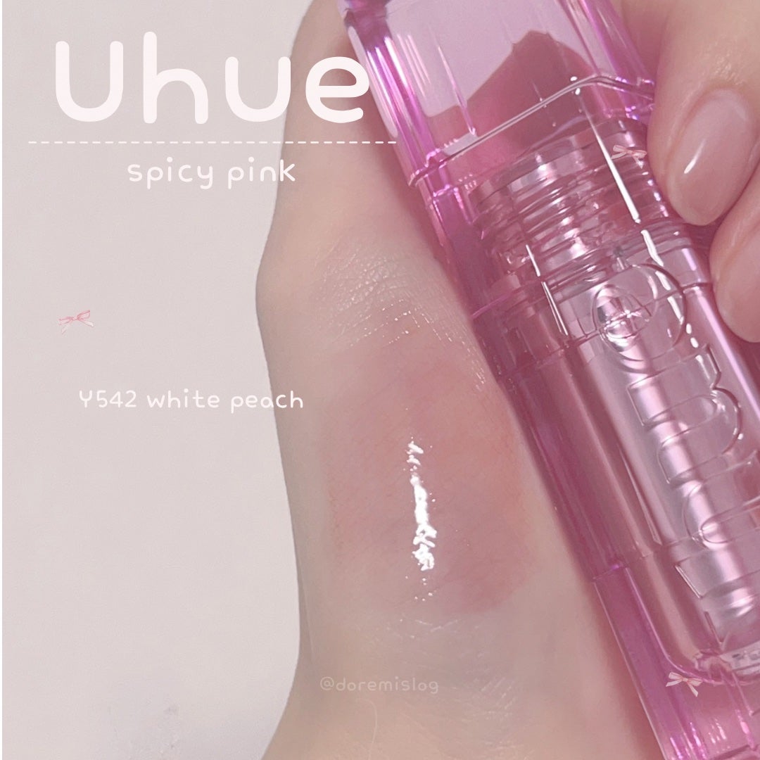 SPICY PINK パウティミラーティント/Uhue/リップティントを使ったクチコミ(1枚目)