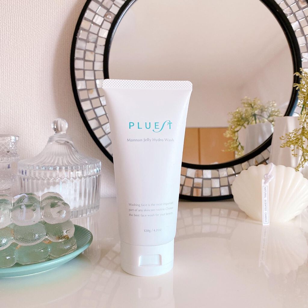 マンナンジェリーハイドロウォッシュ/PLUEST/洗顔料を使ったクチコミ(4枚目)