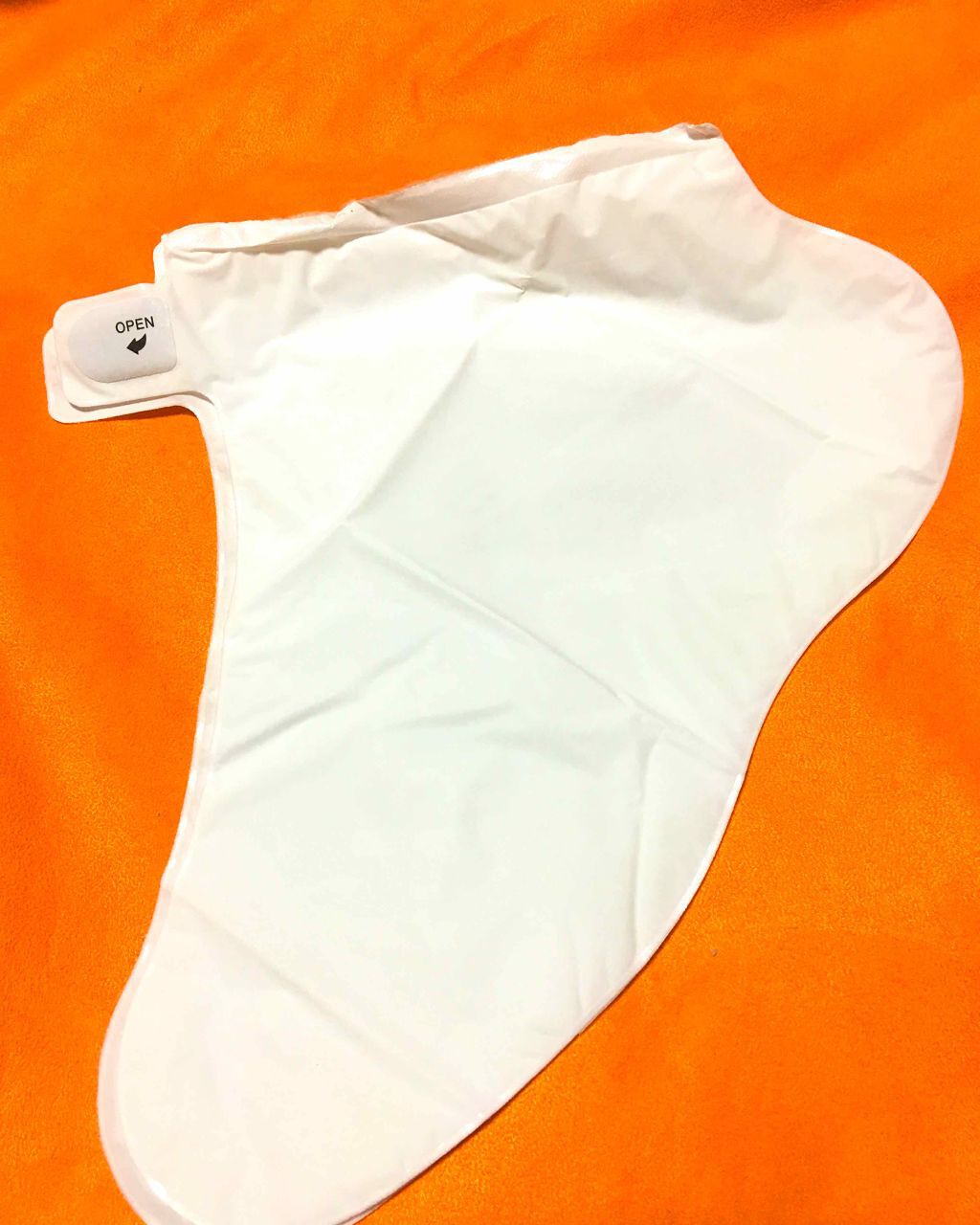 フットマスクパック/DAISO/レッグ・フットケアを使ったクチコミ（2枚目）