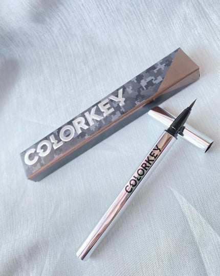 フローティングカラーリキッドアイライナー/COLORKEY/リキッドアイライナーを使ったクチコミ(2枚目)