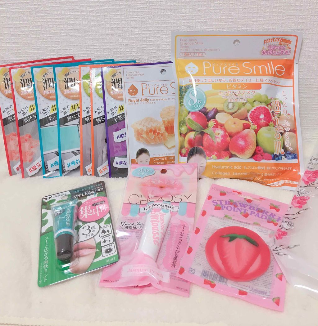 ジューシーフルーツ ポイントパッド ストロベリー/Pure Smile/レッグ・フットケアを使ったクチコミ（1枚目）