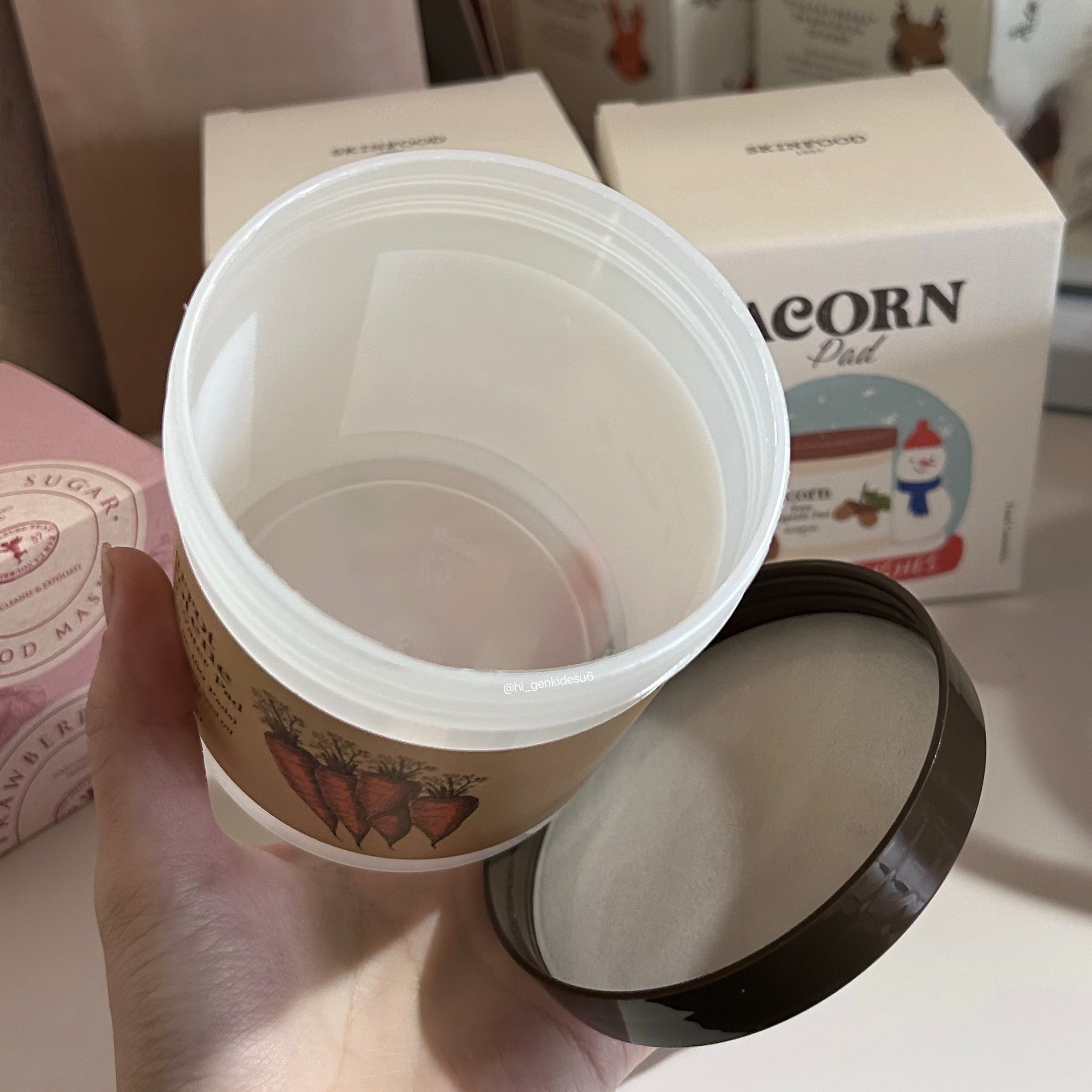 キャロットカロテン カーミングウォーターパッド/SKINFOOD/トナーパッドを使ったクチコミ（2枚目）