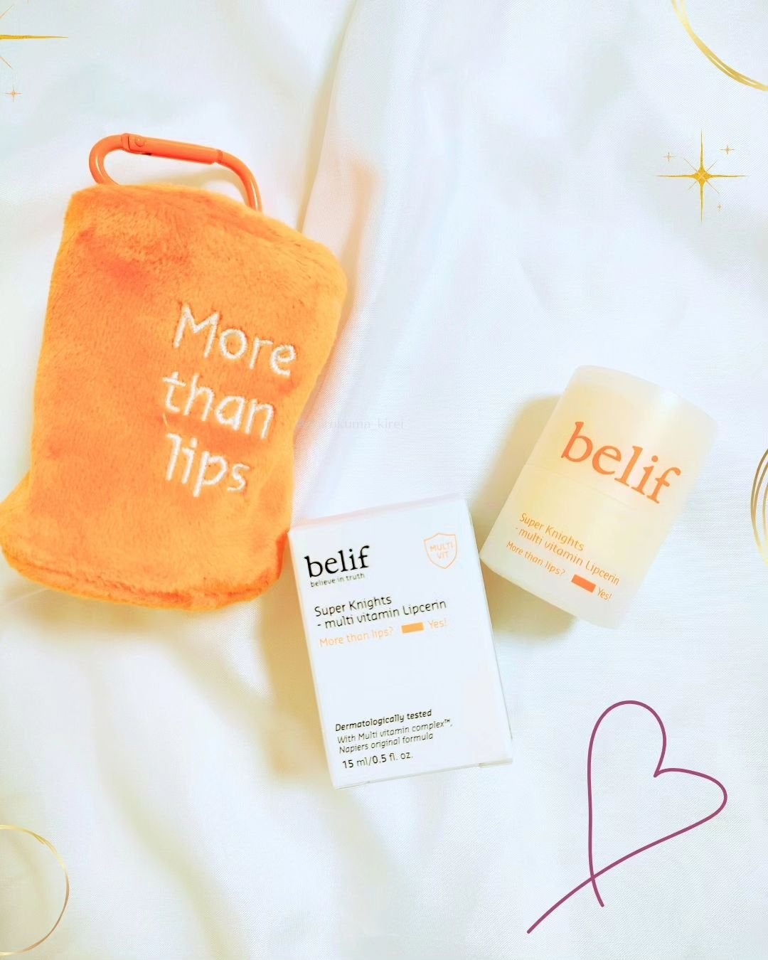スーパーナイツ マルチ V リップセリン /belif/リップクリームを使ったクチコミ(5枚目)
