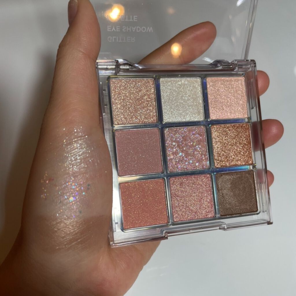 グリッターアイシャドウパレット/heimish/アイシャドウパレットを使ったクチコミ（2枚目）
