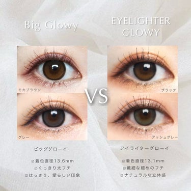 Eyelighter Glowy 1Month/OLENS/カラーコンタクトレンズを使ったクチコミ（2枚目）