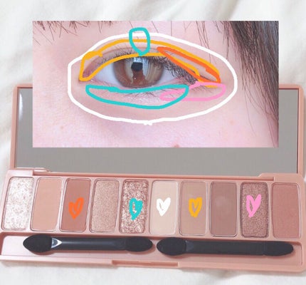 プレイカラー アイシャドウ/ETUDE/アイシャドウパレットを使ったクチコミ(2枚目)