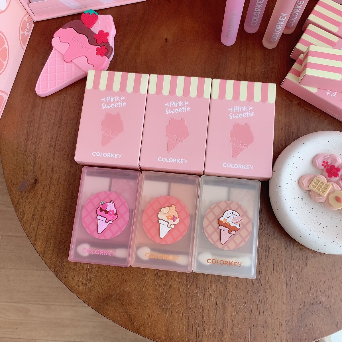 四色アイシャドウパレット/COLORKEY/アイシャドウパレットを使ったクチコミ(1枚目)