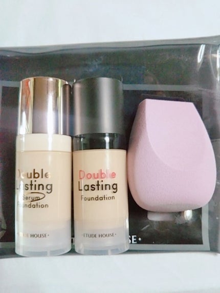 ダブルラスティング トライアルキット/ETUDE/メイクアップキットを使ったクチコミ(1枚目)