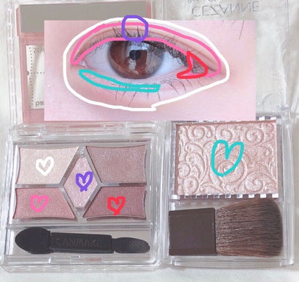 【旧品】パーフェクトスタイリストアイズ/キャンメイク/アイシャドウパレットを使ったクチコミ(2枚目)