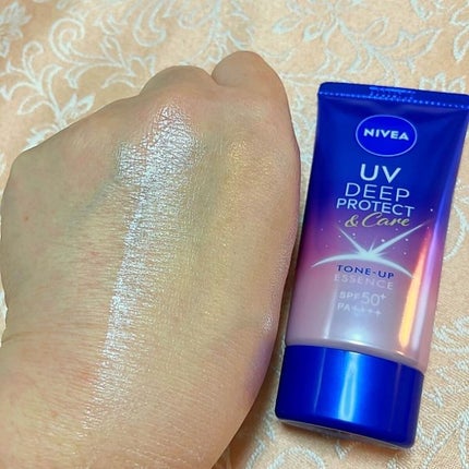 ニベアUV ディープ プロテクト&ケア トーンアップ エッセンス/ニベア/日焼け止めローションを使ったクチコミ(9枚目)