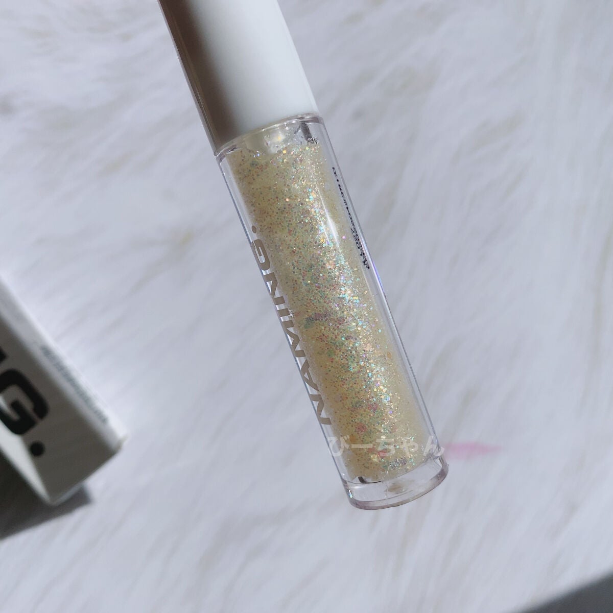 ダズリングアイグリッター/NAMING./リキッドアイシャドウを使ったクチコミ(2枚目)