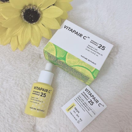ビタペアC ビタミンC25アンプル/ネイチャーリパブリック/美容液を使ったクチコミ(1枚目)