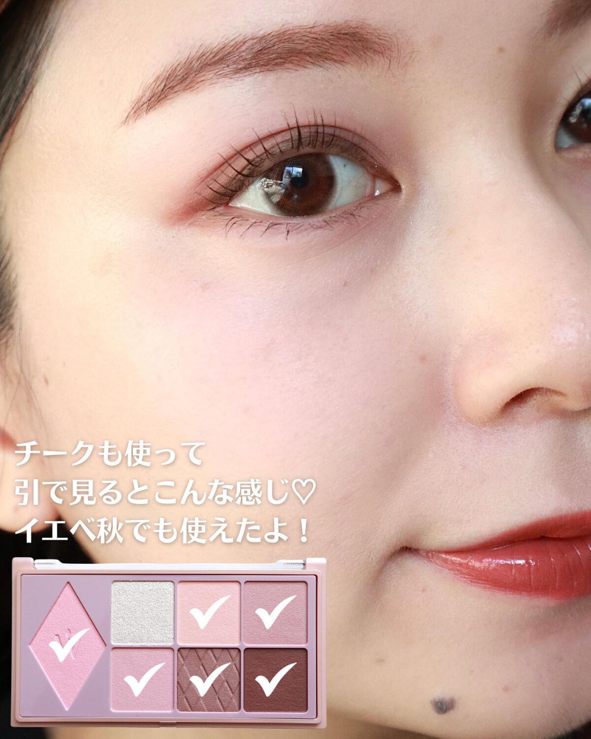 ウォンジョンヨ W デイリームードアップパレット /Wonjungyo/アイシャドウパレットを使ったクチコミ(6枚目)