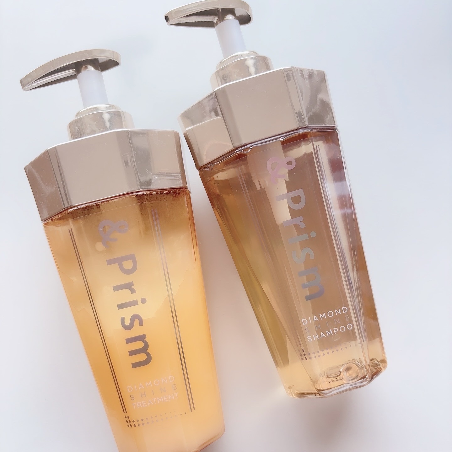 &Prism DIAMOND SHINE シャンプー/ヘアトリートメントのクチコミ「&Prism
DIAMOND SHINE
シャンプー ヘアトリートメント

髪の理想的な輝きに.....」（1枚目）