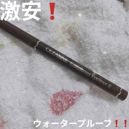 極細 アイライナーR/CEZANNE/リキッドアイライナーを使ったクチコミ(1枚目)