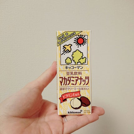 豆乳飲料 マカダミアナッツ 200ml/キッコーマン飲料/豆乳飲料の画像