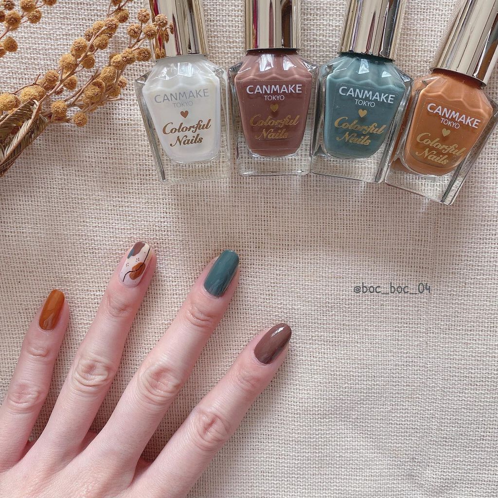 カラフルネイルズ/キャンメイク/マニキュアを使ったクチコミ（3枚目）