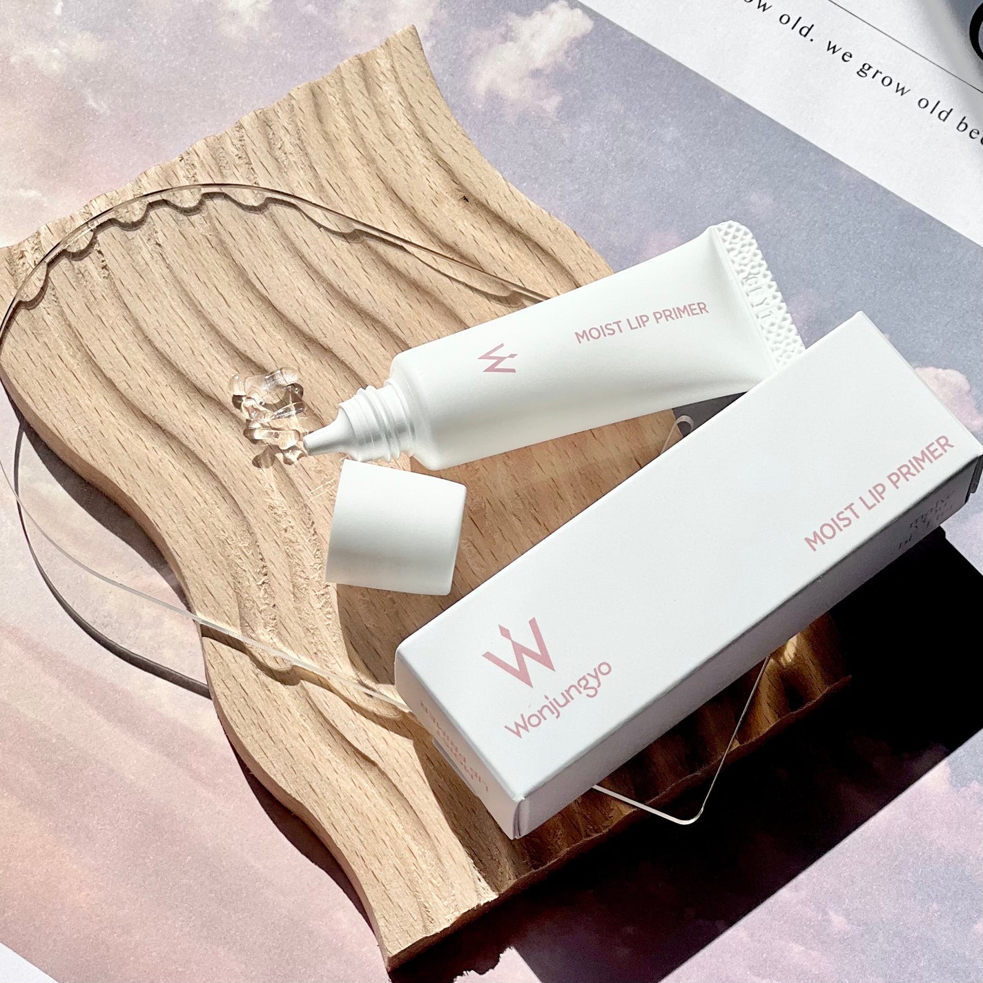 ウォンジョンヨ モイストリッププライマー /Wonjungyo/リップオイルを使ったクチコミ(2枚目)