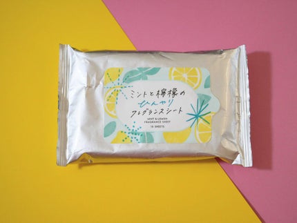 生活の木 ミント&レモン フレグランスシートのクチコミ「生活の木のボディシート!
見た目が可愛いので購入。
「ひんやり」という言葉を見ると、ついつ.....」(1枚目)