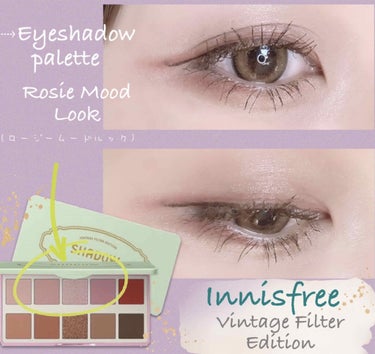 ヴィンテージ フィルター アイシャドウ パレット Vintage Filter Edition/innisfree/パウダーアイシャドウを使ったクチコミ（1枚目）