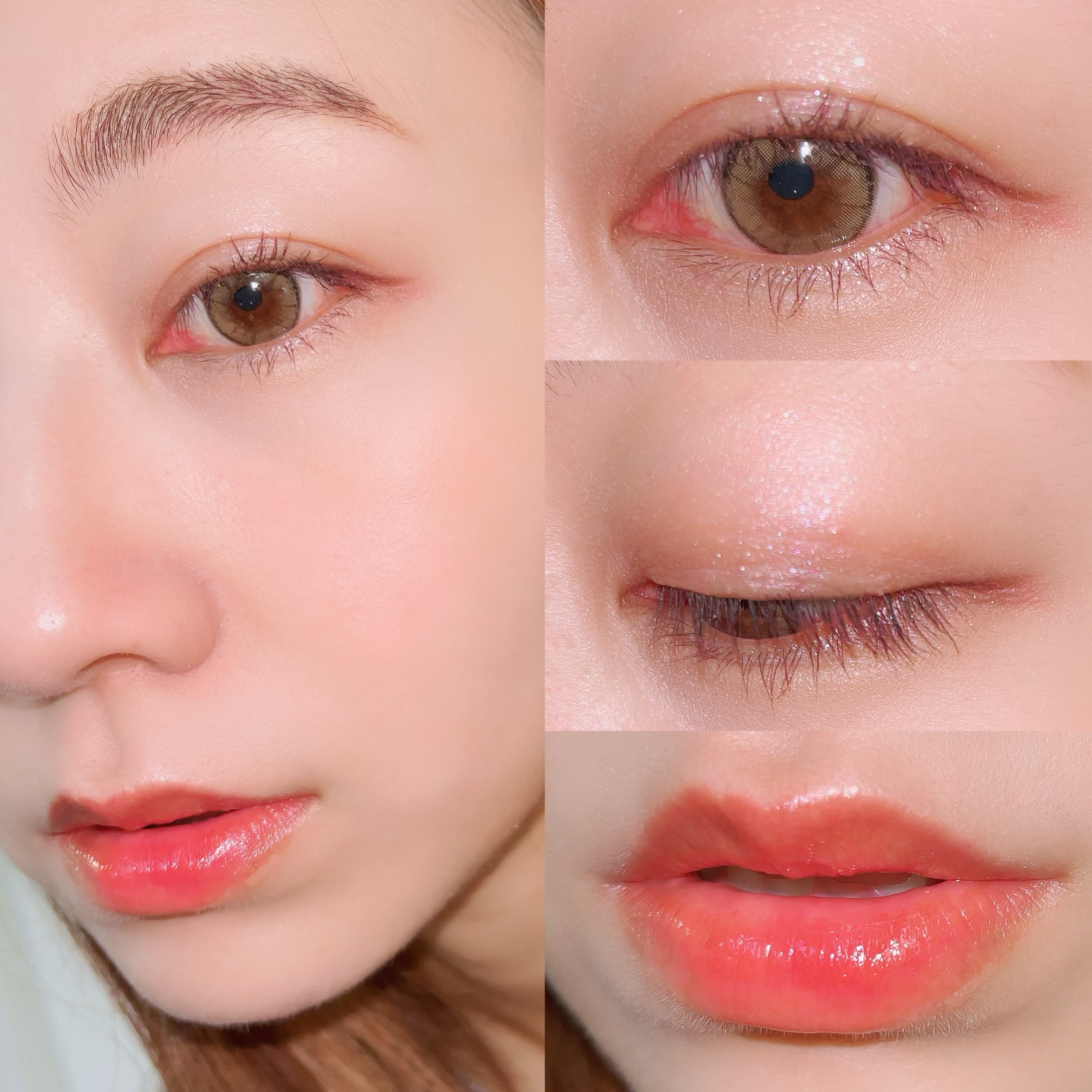 ジェリーイングヌードグロス/Laka/リップグロスを使ったクチコミ（2枚目）