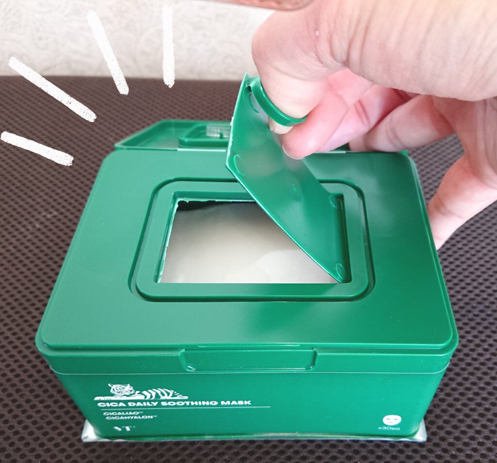 CICA デイリースージングマスク/VT/シートマスク・パックを使ったクチコミ(2枚目)