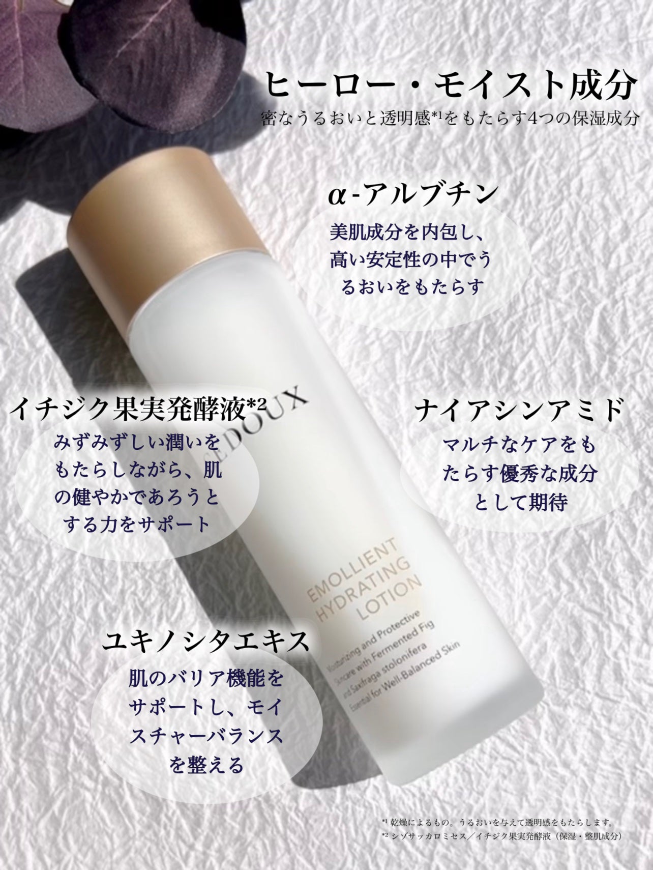 エモリエント ハイドレーティング ローション/CEDOUX (セドゥ)/化粧水を使ったクチコミ(7枚目)