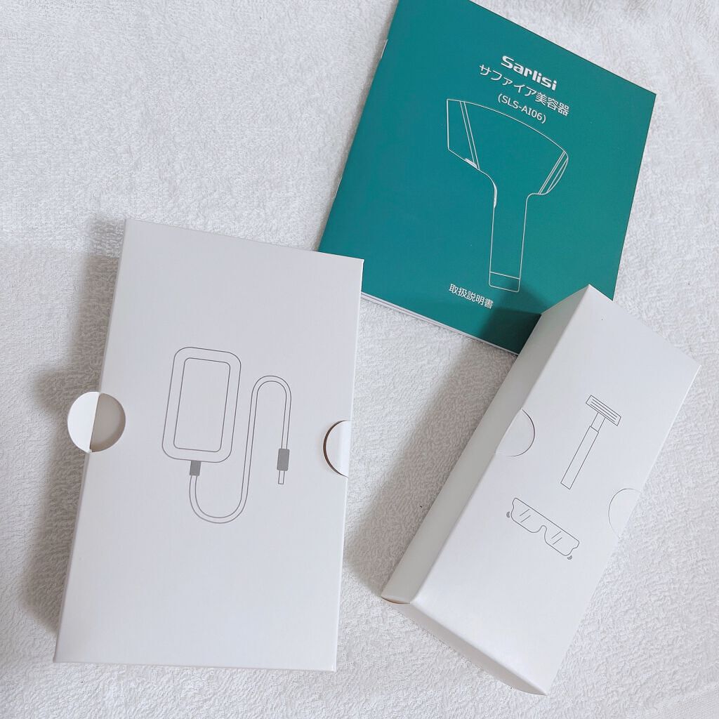 サファイア冷却 脱毛器 ムダ毛ケア/Sarlisi/家庭用脱毛器を使ったクチコミ(5枚目)