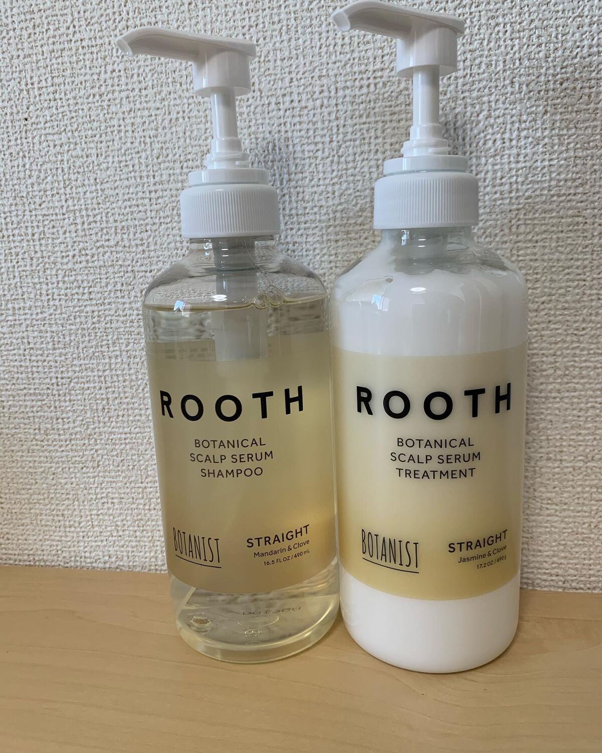 ルース ボタニカルスカルプセラム シャンプー・トリートメント(ストレート)/BOTANIST/市販シャンプーを使ったクチコミ(1枚目)