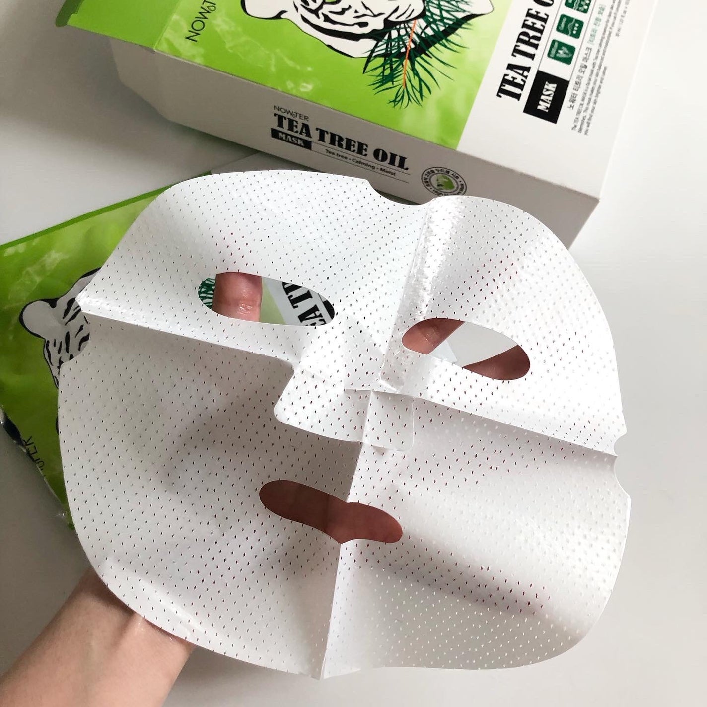 ティーツリーオイルパック/NOWATER/シートマスク・パックを使ったクチコミ(5枚目)
