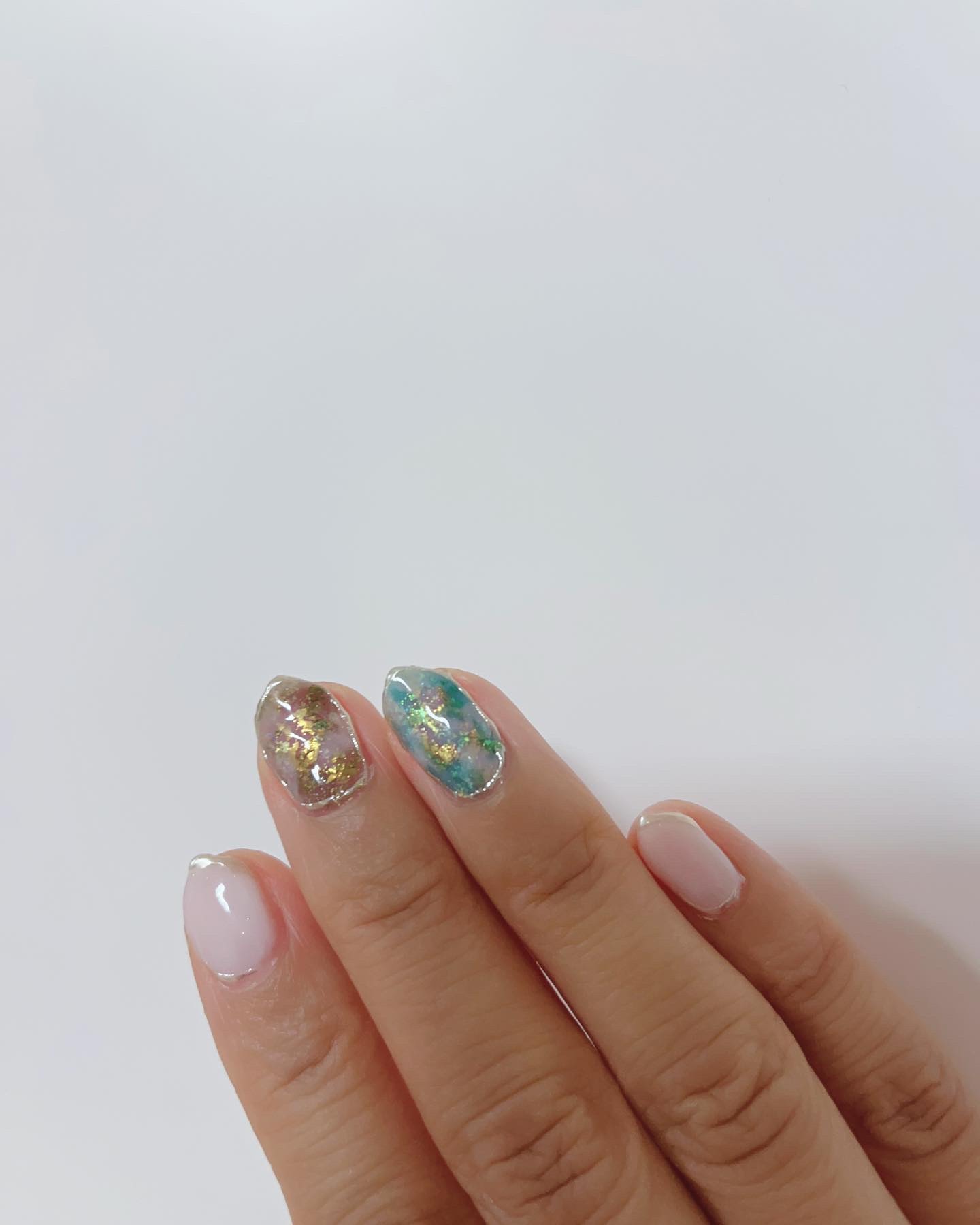 ネイル工房白パケカラージェル/ネイル工房/ジェルネイルを使ったクチコミ（3枚目）