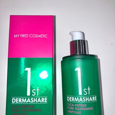 DERMASHARE ダーマシェア 1st CICAペプチドボアタイトニングセラムのクチコミ「たっぷり200ml入った大容量美容液。
お肌を引き締め、優しくケアしてくれるアンプル。肌馴染.....」（1枚目）