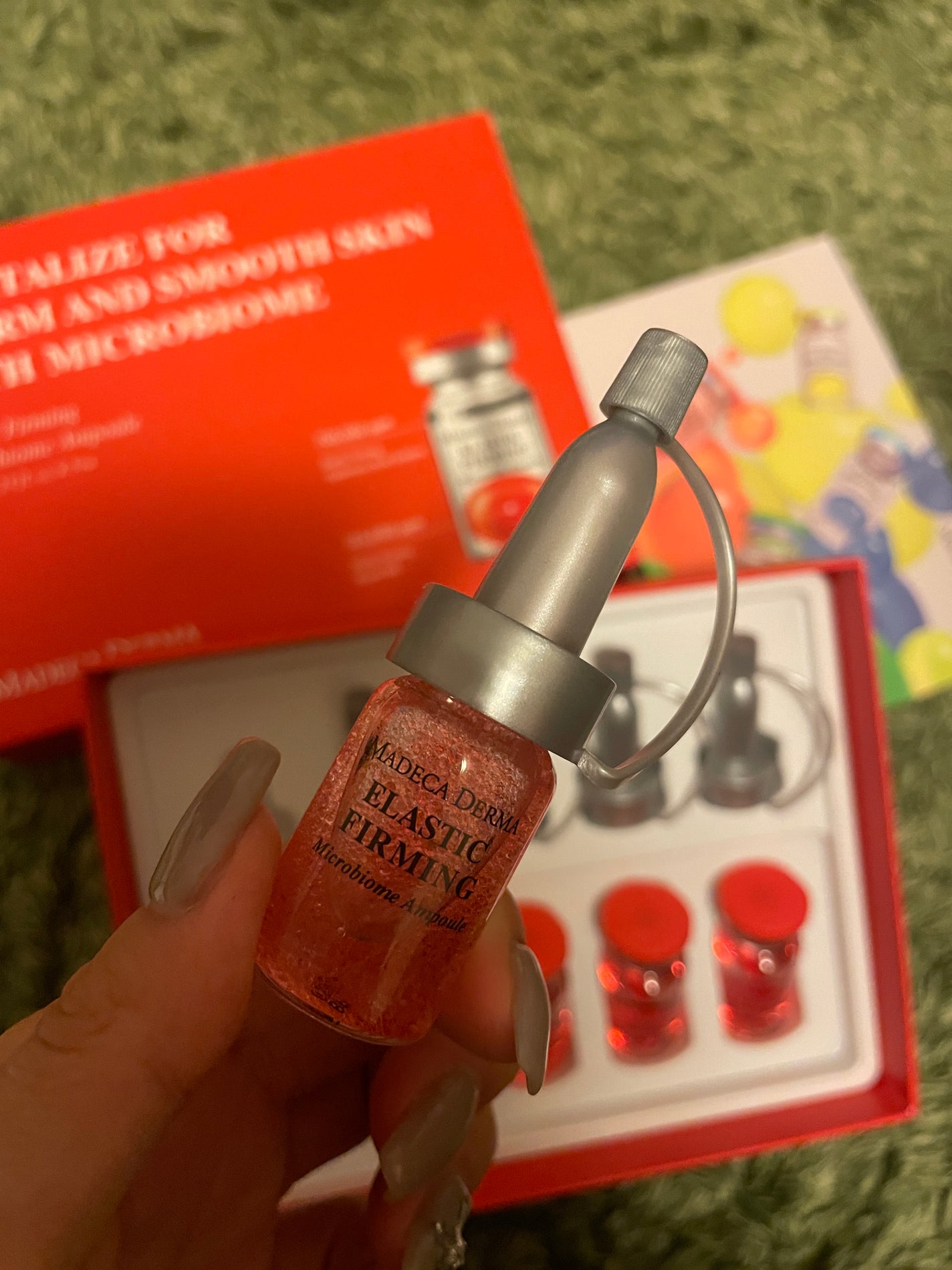 エラスティックファーミング マイクロバイオームアンプル/マデカダーマ/美容液を使ったクチコミ(4枚目)