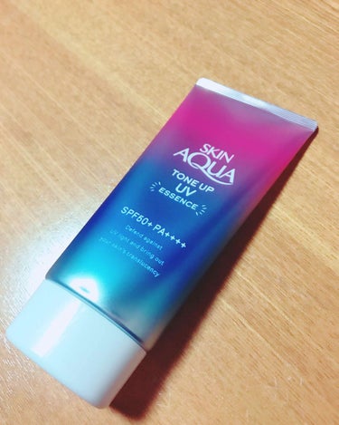 ☀️SKIN AQUA トーンアップUVエッセンス☀️
この商品は、SPF50＋の、PA＋＋＋＋で、ラベンダーカラーです！
YouTuberのさあやちゃんが最近の動画で紹介していて、今年の日焼け止めはこ