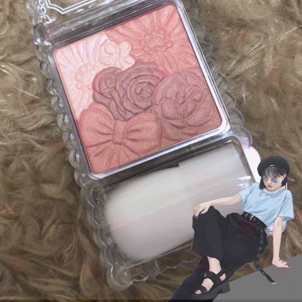 グロウフルールチークス/キャンメイク/パウダーチークを使ったクチコミ(3枚目)