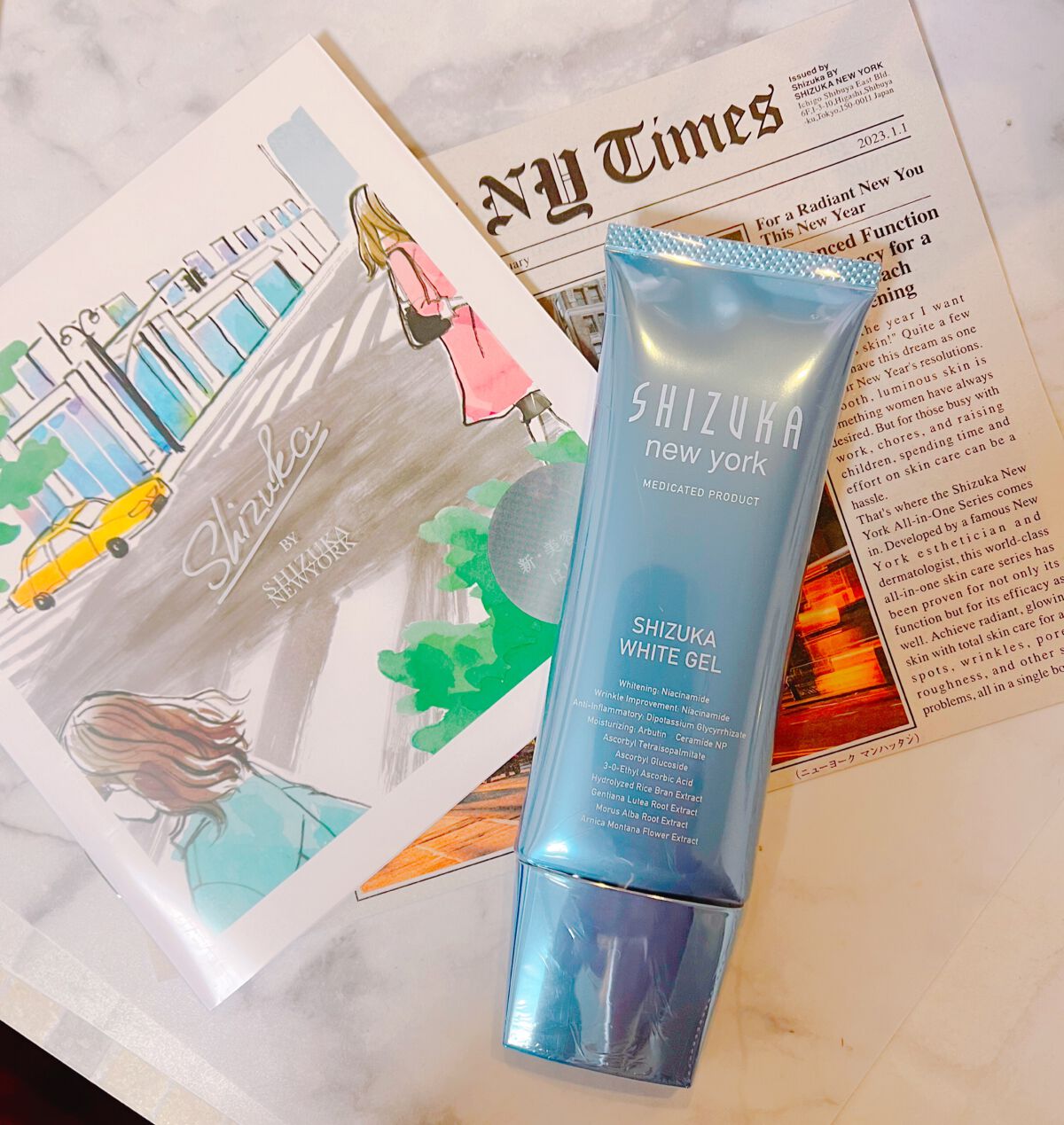 シズカホワイトゲル/Shizuka BY SHIZUKA NEWYORK/オールインワン化粧品を使ったクチコミ(1枚目)