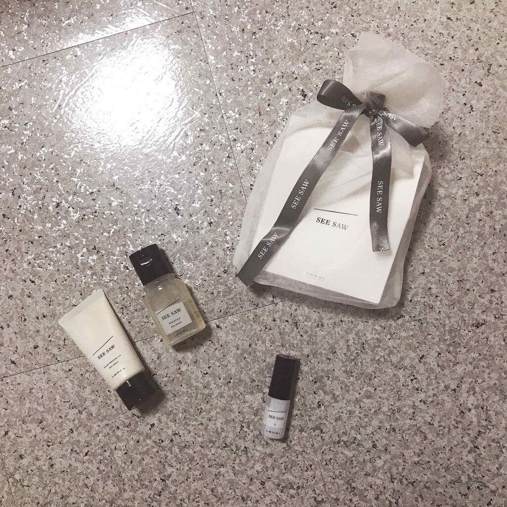 SEE SAW ヘア＆スキャルプシャンプー/ヘアトリートメント/LebeL/シャンプー・コンディショナーを使ったクチコミ（1枚目）