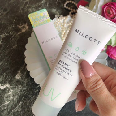 MILCOTT CICA Mild Sun Essensceのクチコミ「✿ 

ミルコット
Cマイルドサンエッセンス✰⋆
.
ツボクサエキスをはじめとする
５種類の成.....」（2枚目）