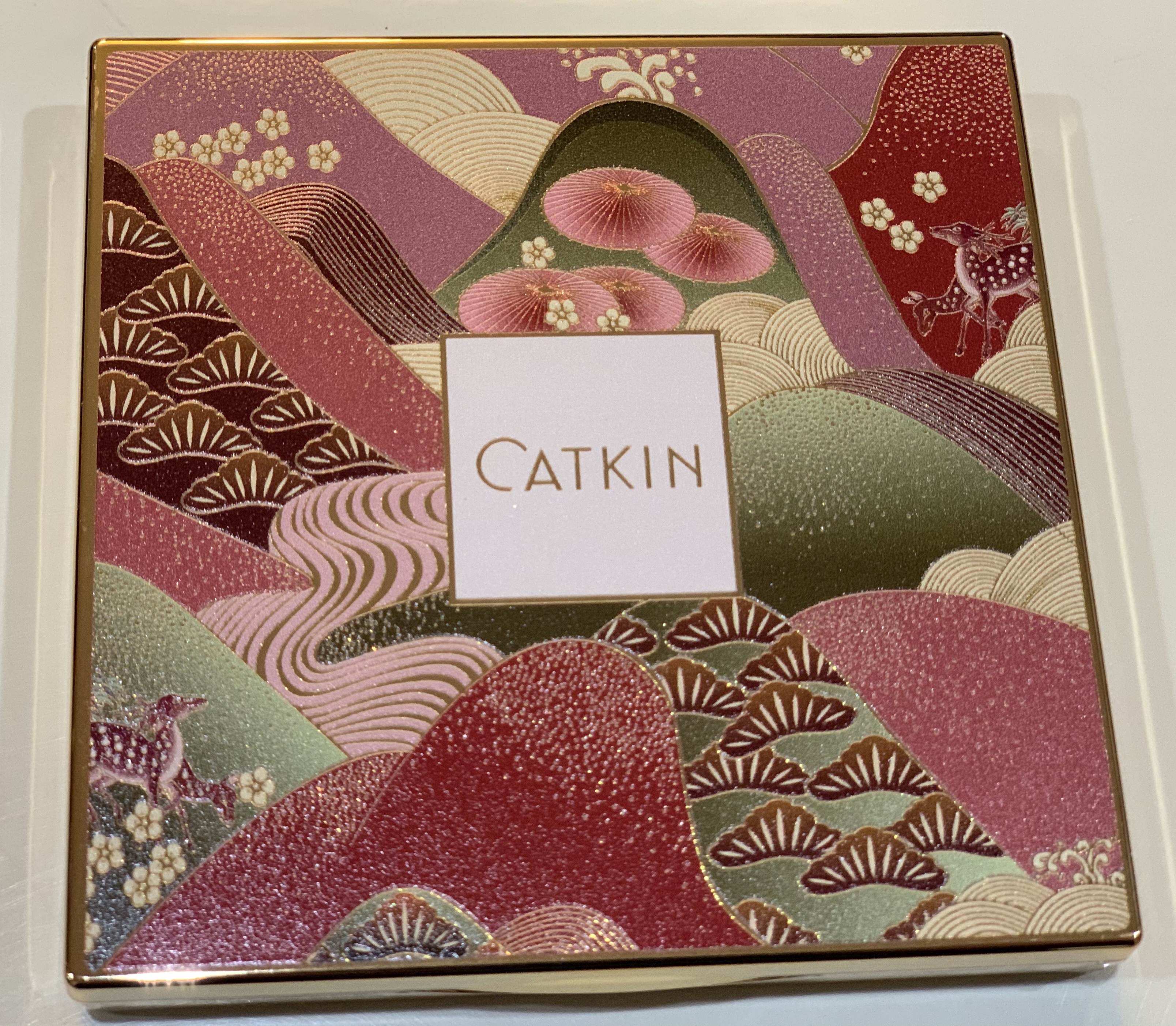 長相思シリーズ 9色アイシャドウパレット C07 アボカド/CATKIN/アイシャドウパレットを使ったクチコミ（2枚目）