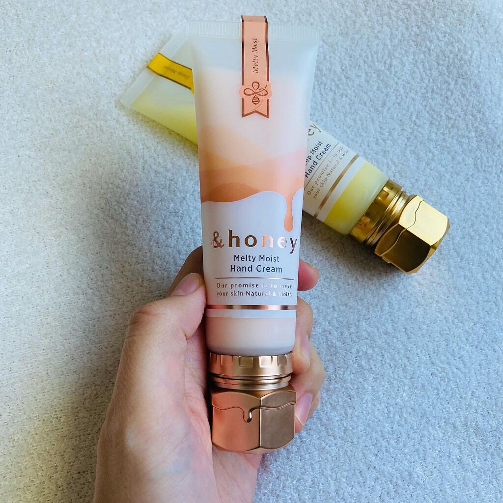 アンドハニー　ディープモイスト ハンドクリーム/&honey/ハンドクリームを使ったクチコミ（2枚目）
