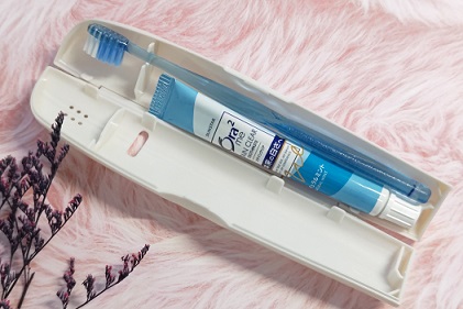 オーラツーミー ポータブル[ハードケースタイプ]　/オーラツー/その他オーラルケアを使ったクチコミ（2枚目）