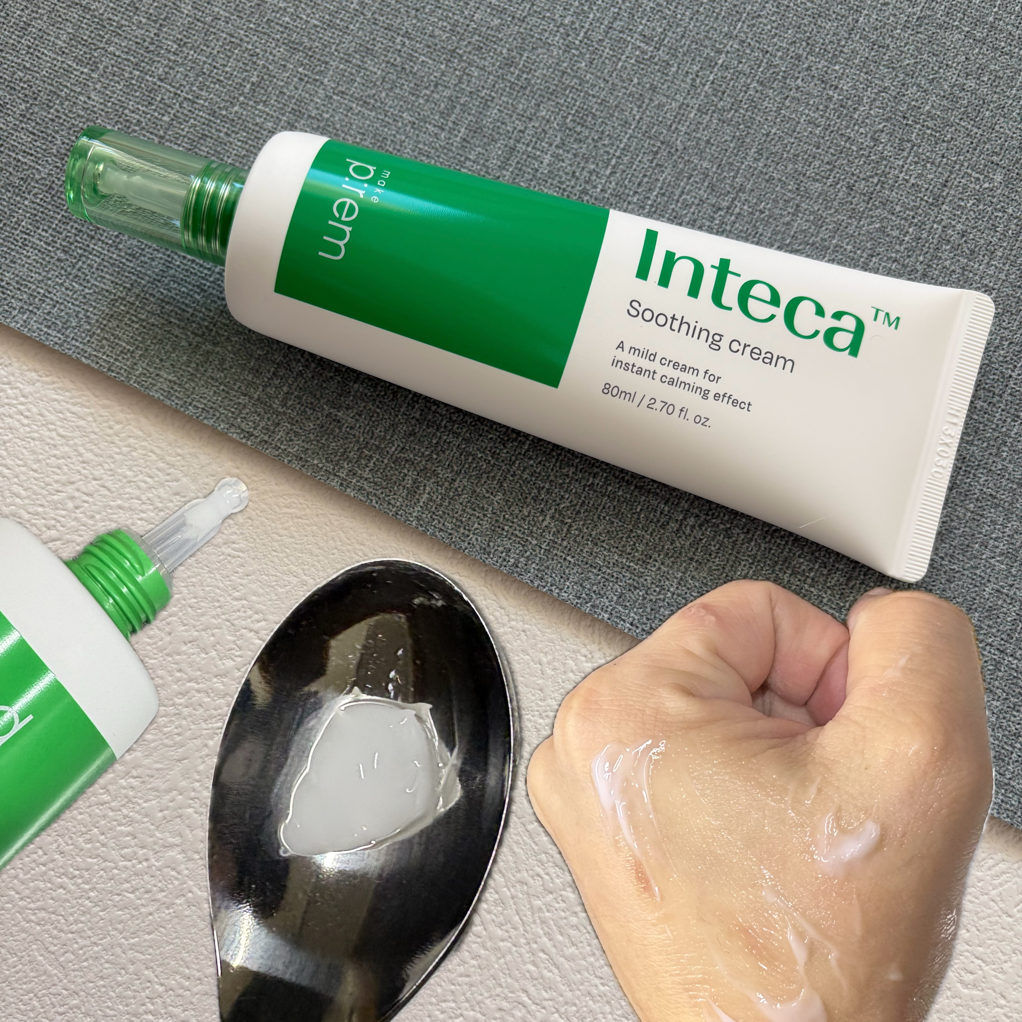 インテカ スージングクリーム/make prem/フェイスクリームを使ったクチコミ（3枚目）