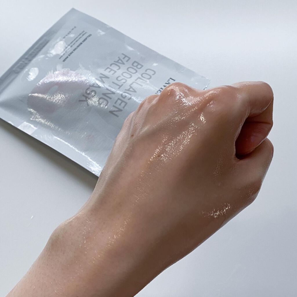 コラーゲンブースティングフェイスマスク/LAVIEN/シートマスク・パックを使ったクチコミ（3枚目）