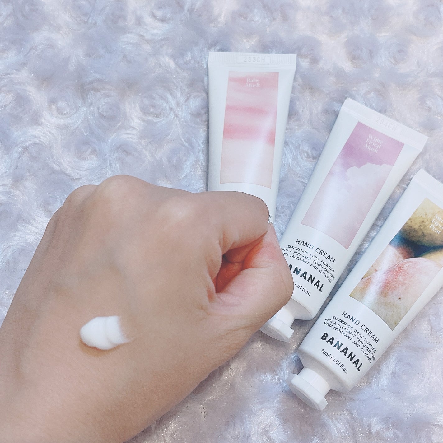パフュームドハンドクリーム トリオ/BANANAL/ハンドクリームを使ったクチコミ(5枚目)