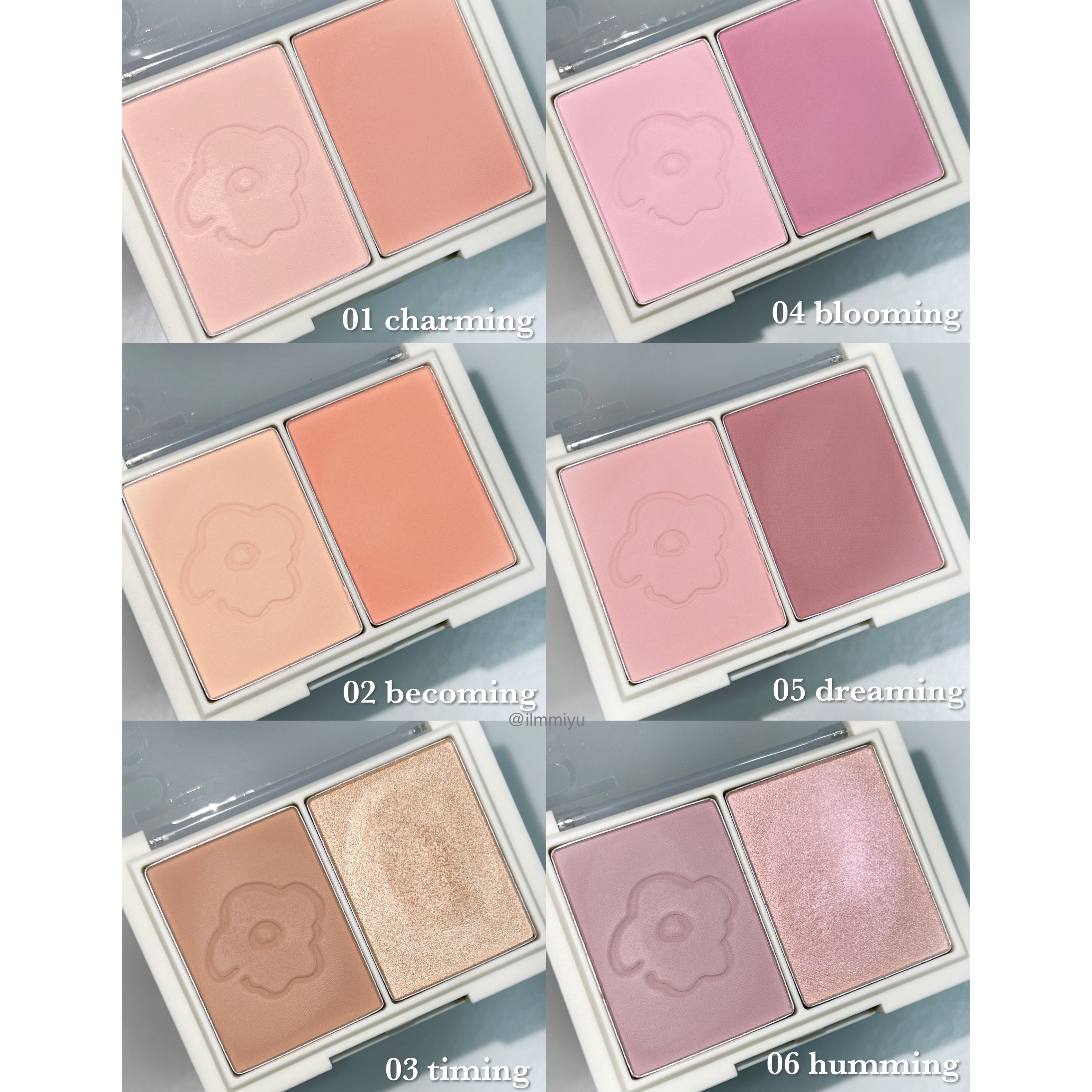 フロリッドレイヤーブラッシャー 04 ブルーミング/HAKIT/パウダーチークを使ったクチコミ（2枚目）