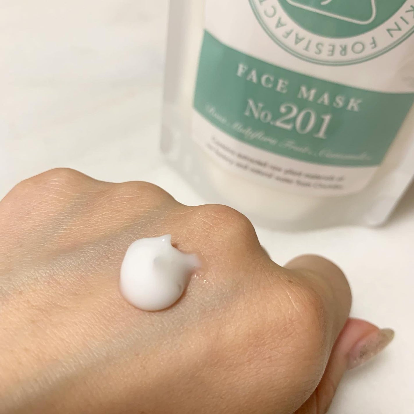 FACE MASK No.201/SKIN FORESTA FACTORY/フェイスクリームを使ったクチコミ(2枚目)