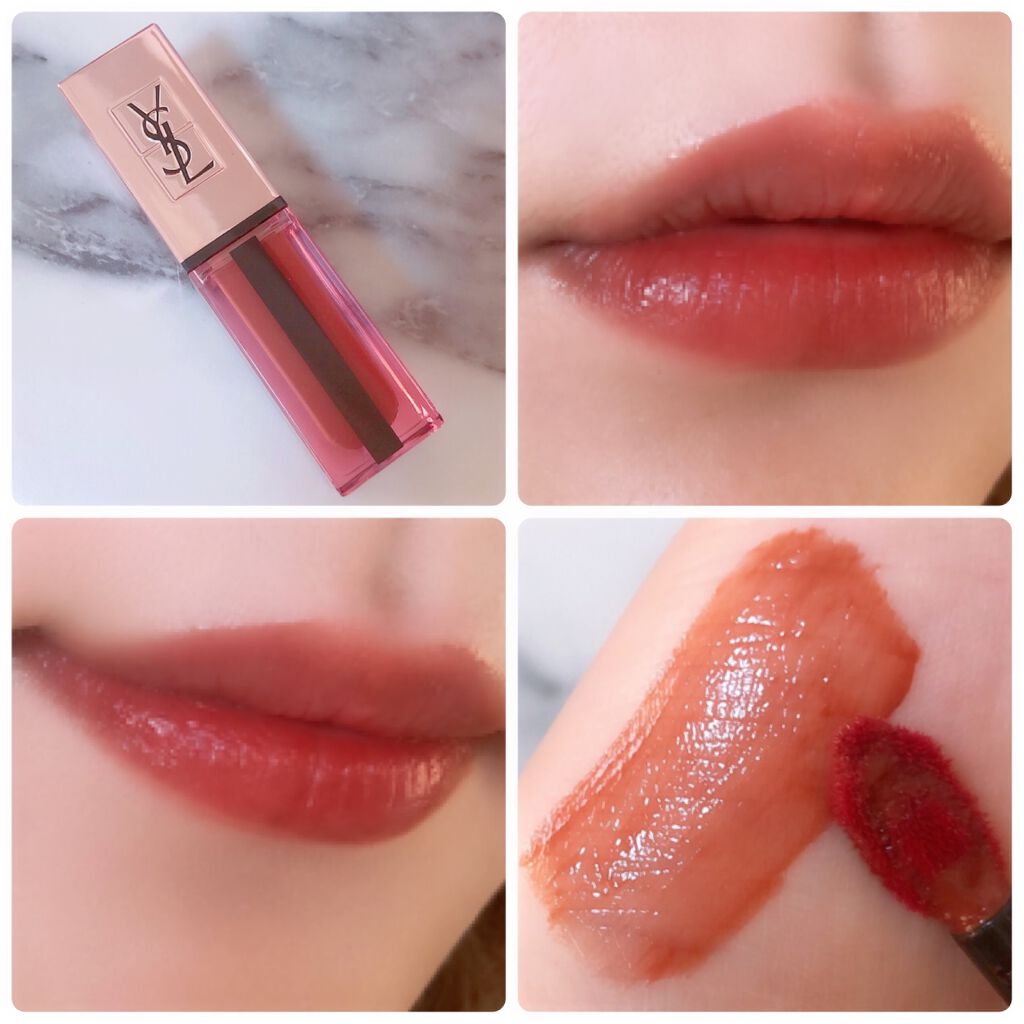 ルージュ ピュールクチュール ヴェルニ ウォーターグロウ/YVES SAINT LAURENT BEAUTE/口紅を使ったクチコミ(1枚目)