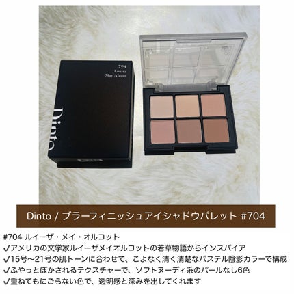 ブラーフィニシュシャドウパレット/Dinto/アイシャドウパレットを使ったクチコミ(2枚目)