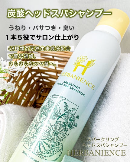 ハーバニエンス 炭酸ヘッドスパシャンプー_バニスパ/HERBANIENCE/市販シャンプーを使ったクチコミ(1枚目)