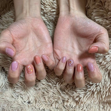 フェアリーダストパウダーオーロラピーコック/キャンドゥ/ネイルシールを使ったクチコミ(3枚目)